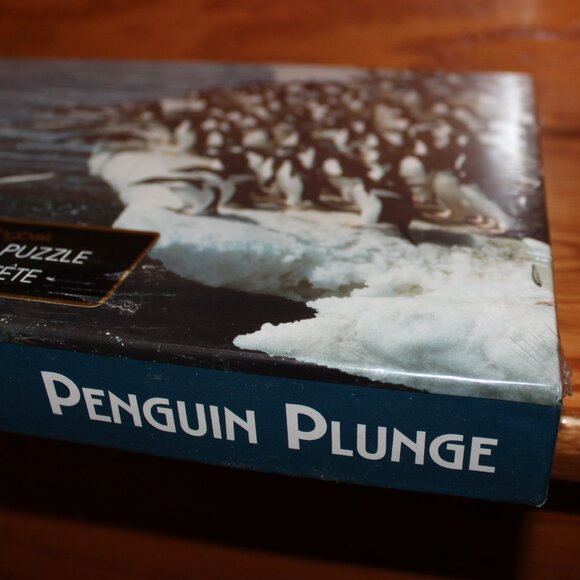 3/$77❤️new sealed vintage 1989 PENGUIN PLUNGE 500 pcs Springbok puzzle PZL4443 - Picture 9 of 10